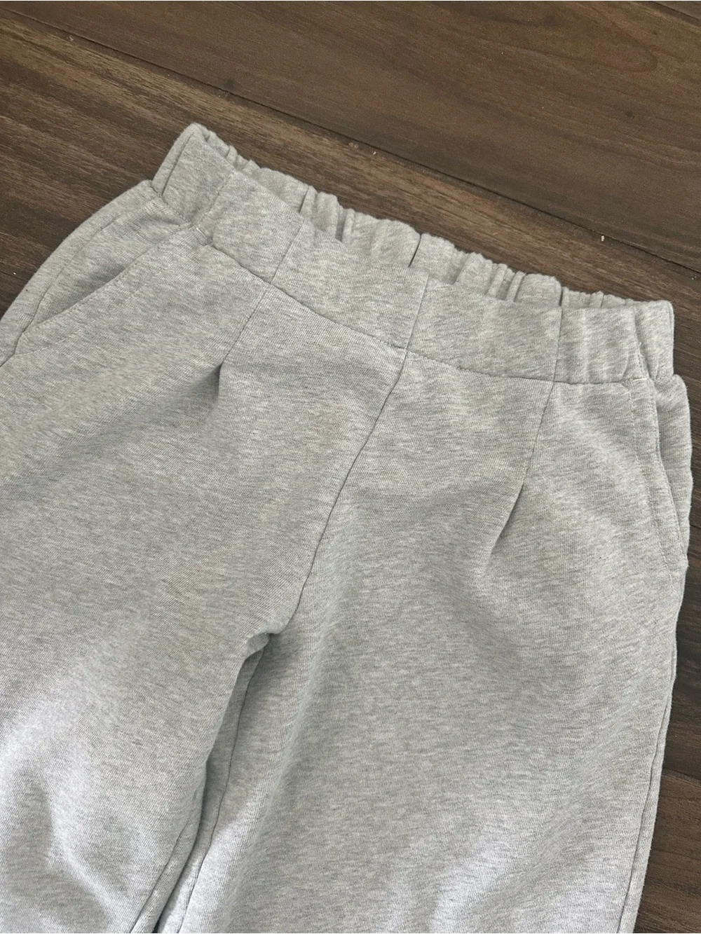 aerie Heather Light Gray Wide-Leg Lounge Pants S - Picture 3 of 7